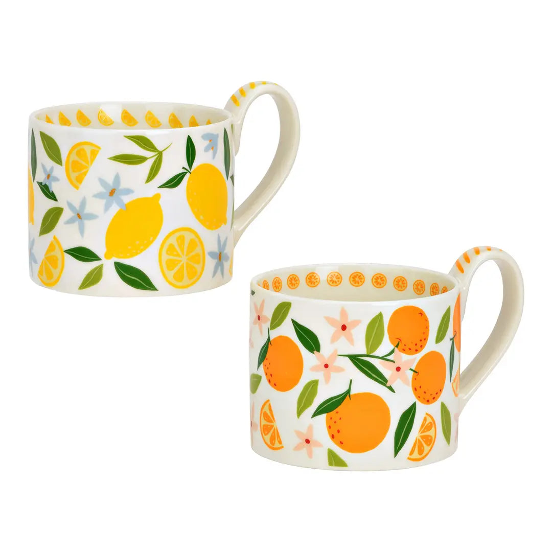Cup with lemon/orange