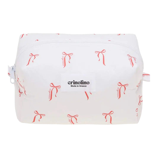 RED RIBBON MAKEUP BAGS