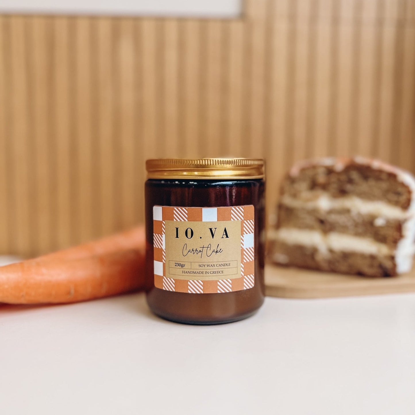 Carrot cake Candles
