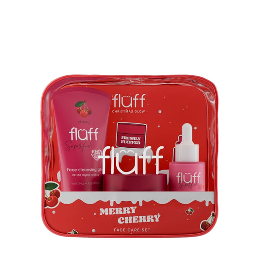 Fluff Face Care Set MERRY CHERRY 3pcs