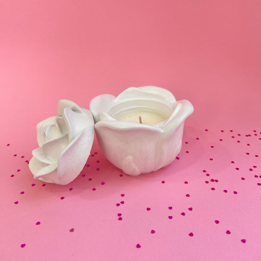 Rose candle