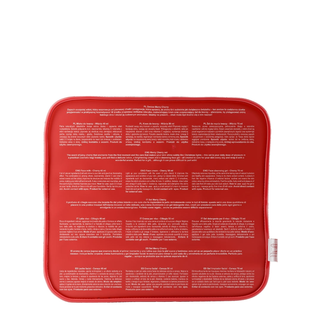 Fluff Face Care Set MERRY CHERRY 3pcs