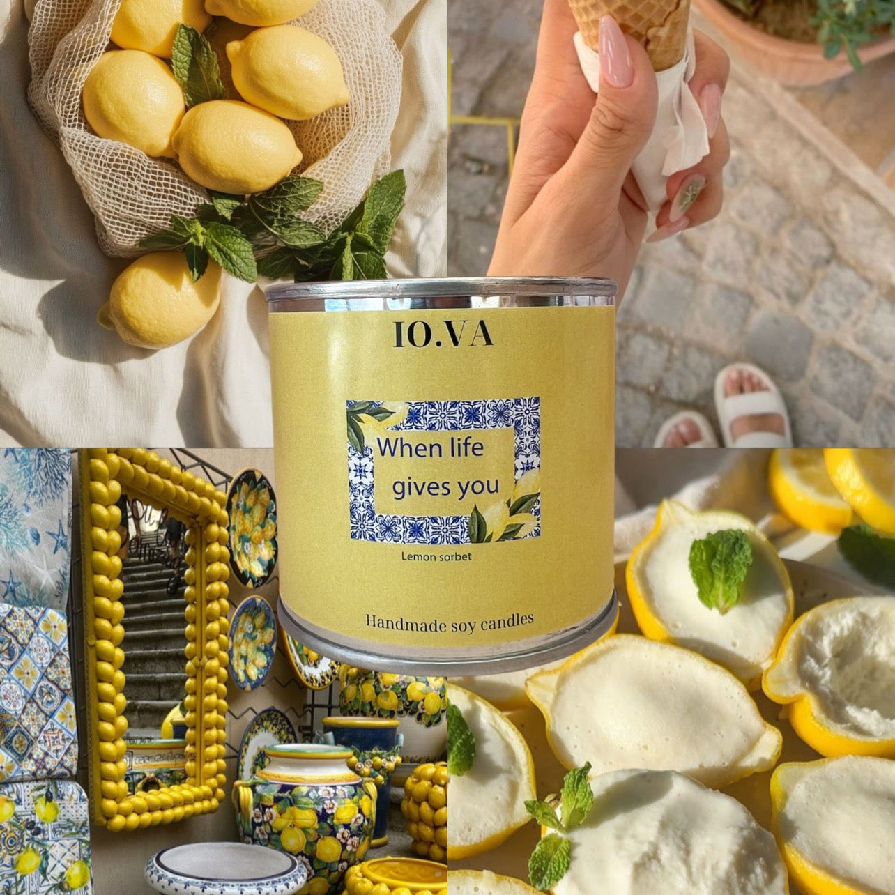 Lemon sorbet