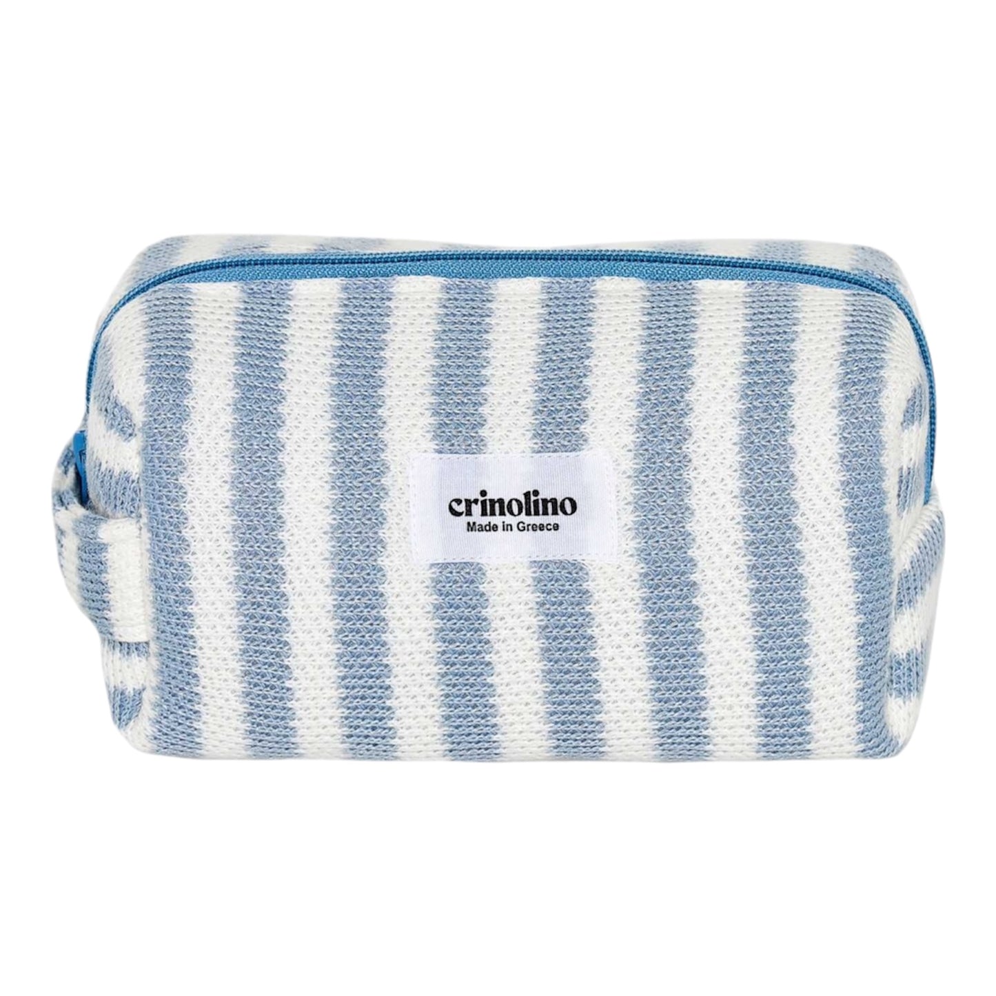 MINT STRIPED TOILETRY BAG