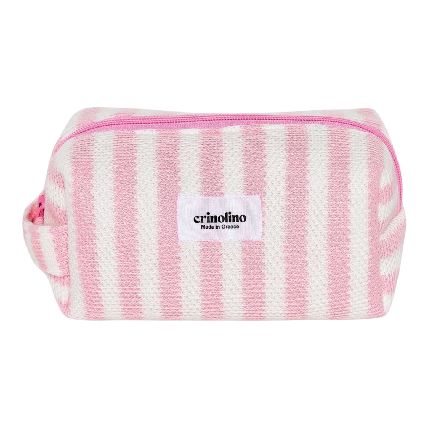 MINT STRIPED TOILETRY BAG