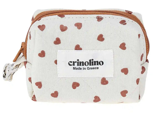 Brown Hearts key charm