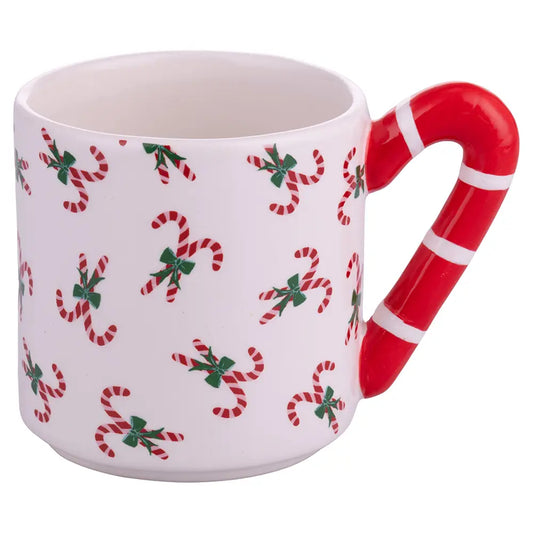 Candycane Xmas mug
