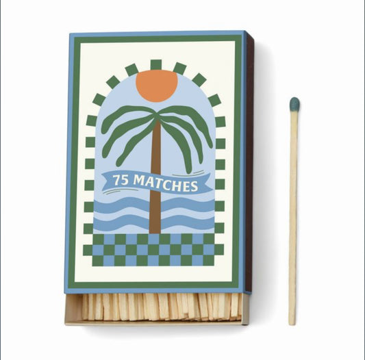 Adopo "Palm Tree"Green75 Σπίρτα ασφαλείας 9.6cm - Paddywax