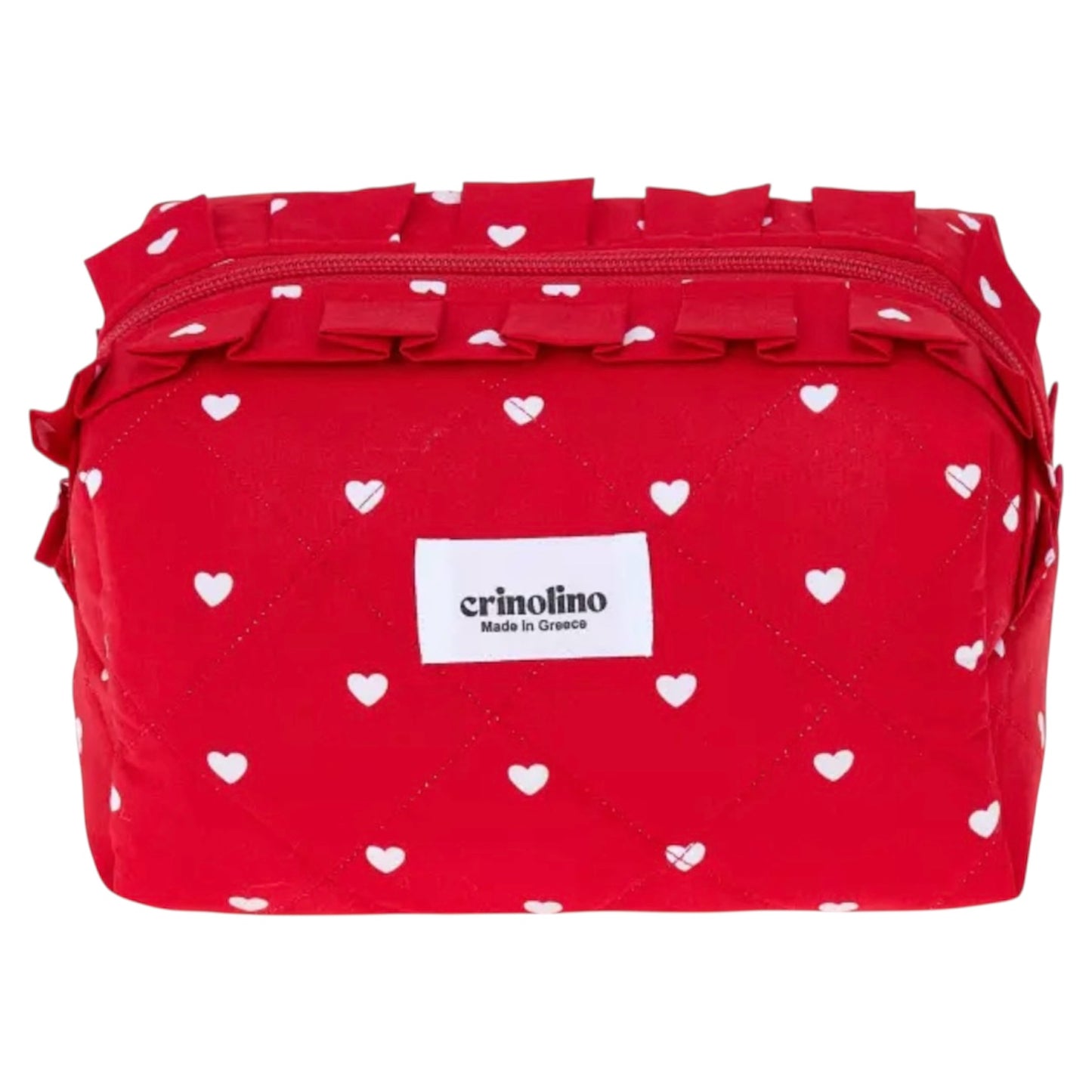 Red Hearts makeup bags